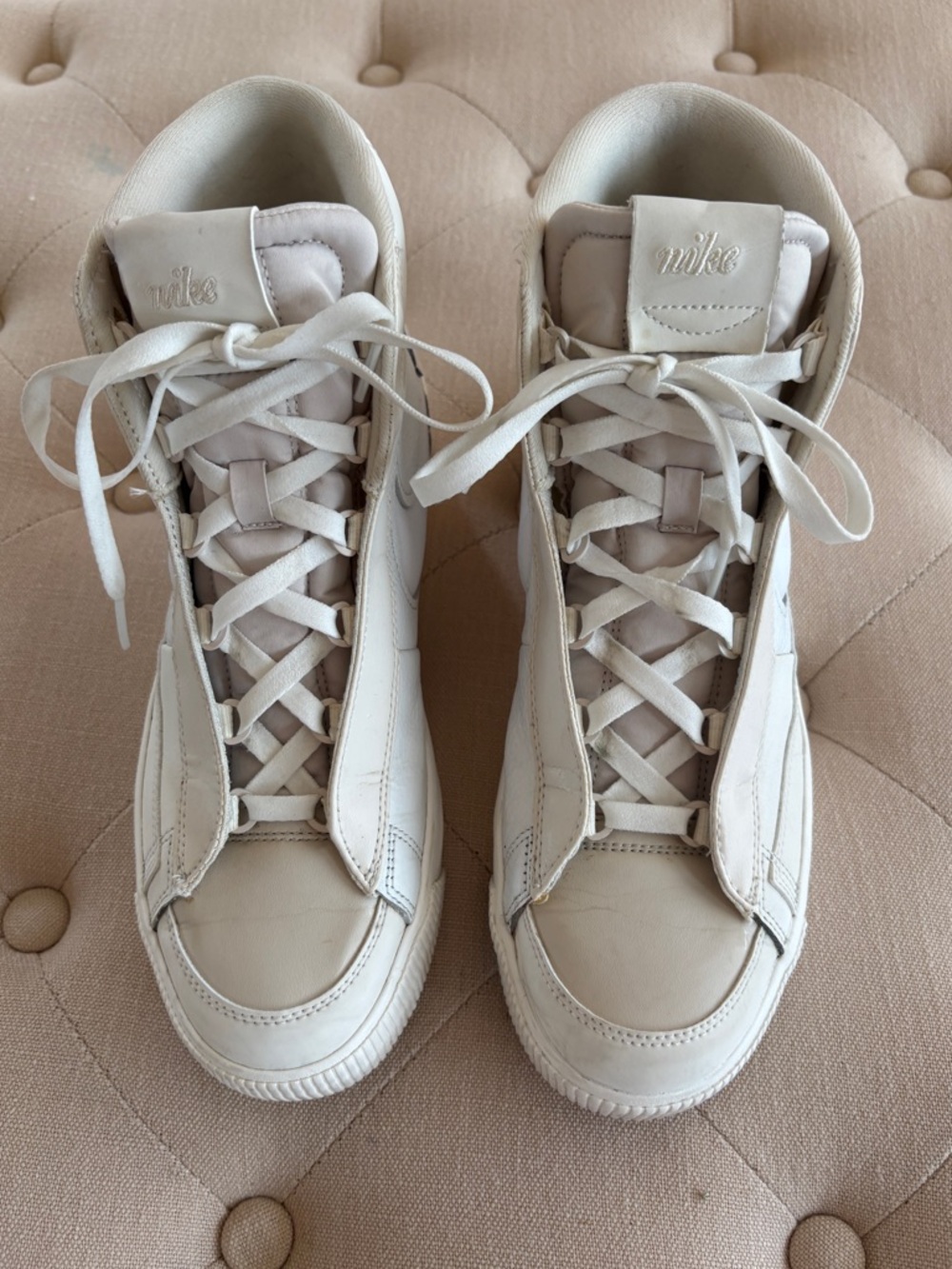 🤍Nike Blazer Mid Victory 'Summit White Light Cream🤍 woman size 9.5